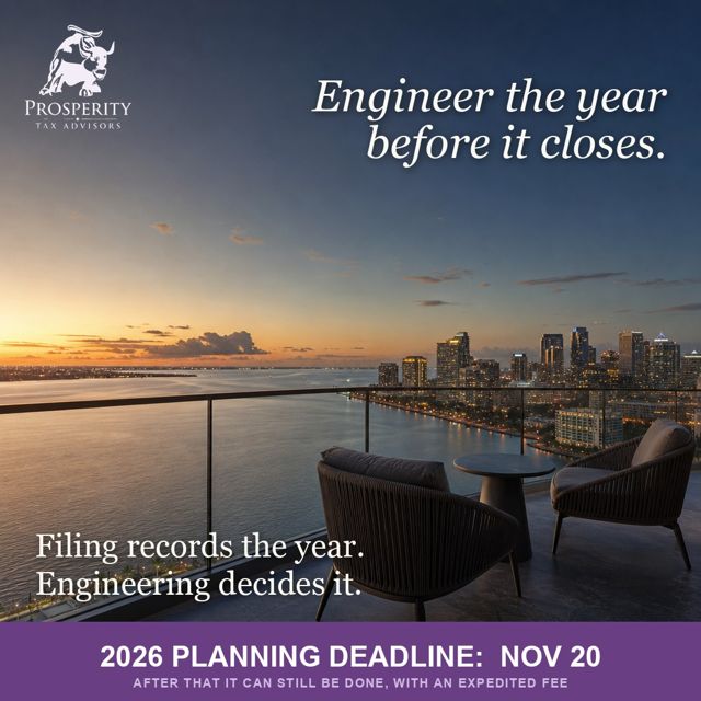 City view ad for a tax firm